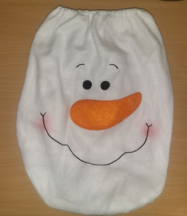 Новогодний чехол на крышку