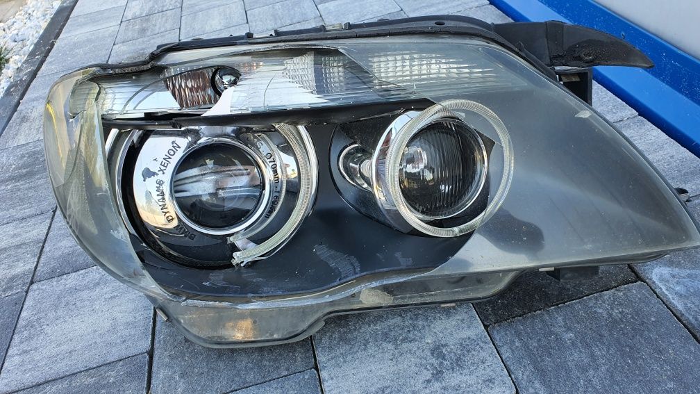 BMW 7 E65 LIFT Lampa prawy przód Dynamic Xenon Skrętna