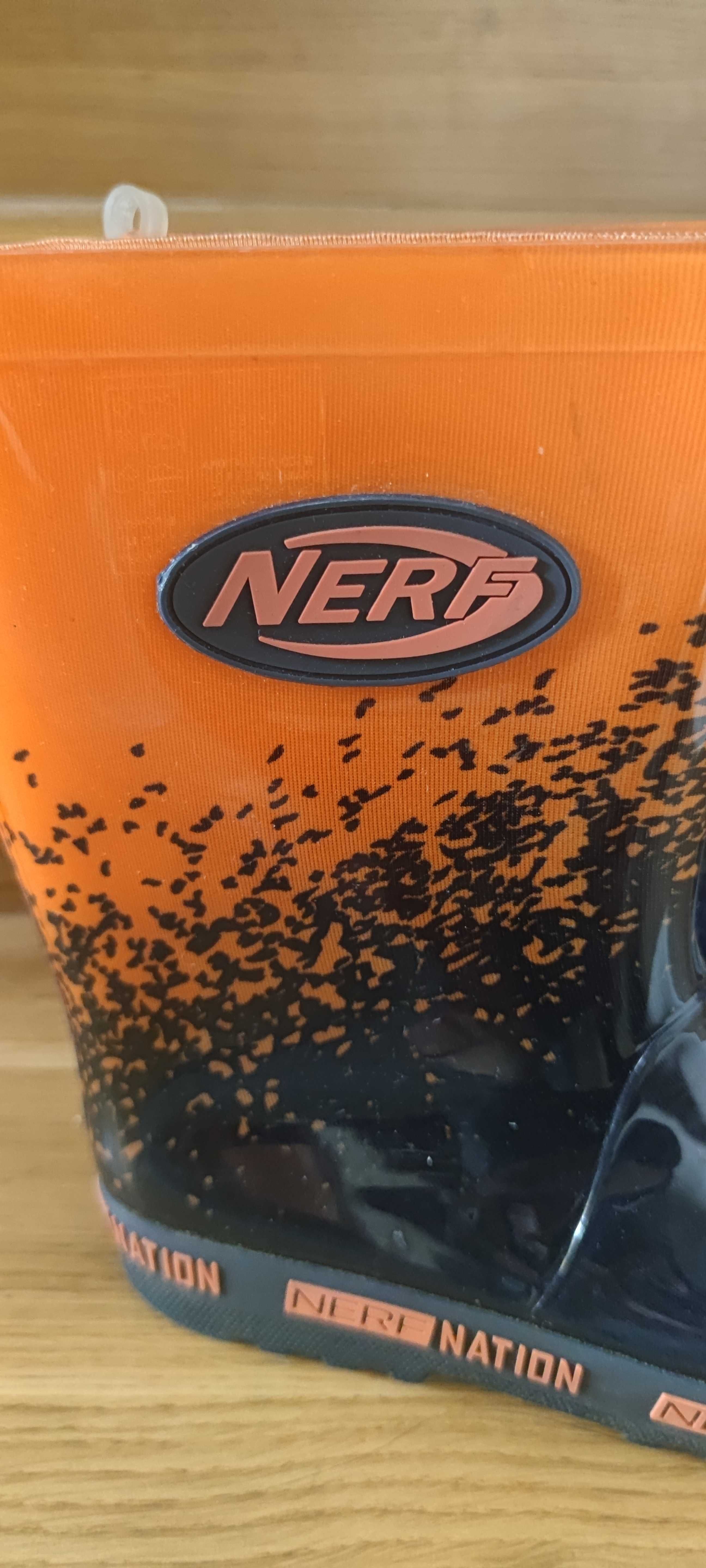 Jak nowe Nerf 33 kalosze buty gumowe dla chłopca gumowce