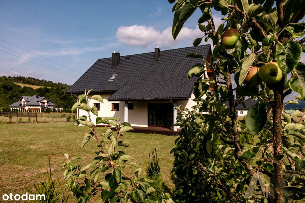 Piękny wykończony nowy dom do wprowadzenia Łącko