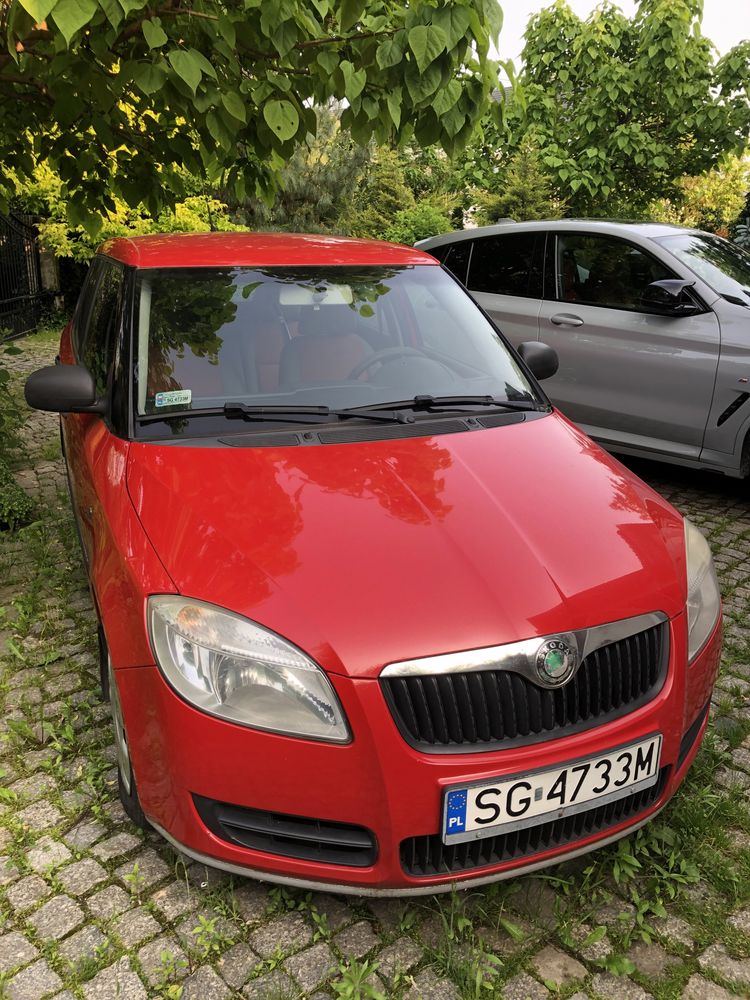 Skoda Fabia II Czerwona 2007