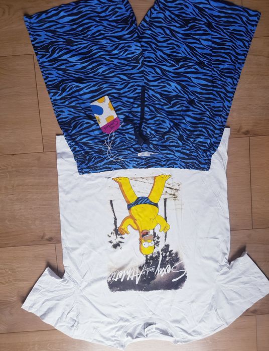 Nowa bawełniana piżama męska marki The Simpsons rozmiar XS