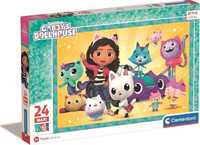 Puzzle 24 Elementów Maxi Gabby's Dollhouse Koci Domek Gabi