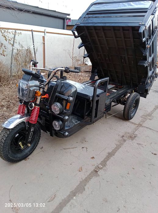 Електротрицикл вантажний XDAO 72V45Ah 1500W