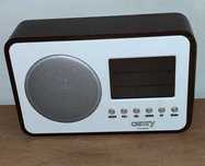 Radio kuchenne cyfrowe retro zegar budzik termometr antena CamryCR1153