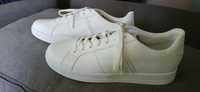 Białe buty skórzane sneakersy Michael Kors