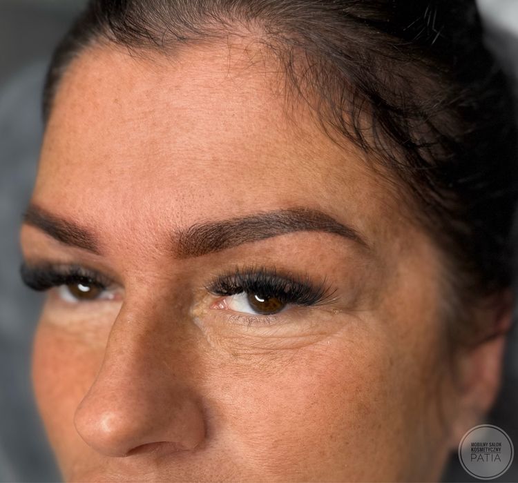 300 zł Makijaż permanentny brwi mobilne usługi dojazd do domu klienta