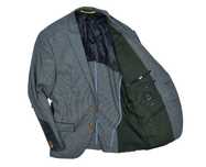 Stones Shape Fit Marynarka Męska Premium Virgin Wool Silk Blazer 50