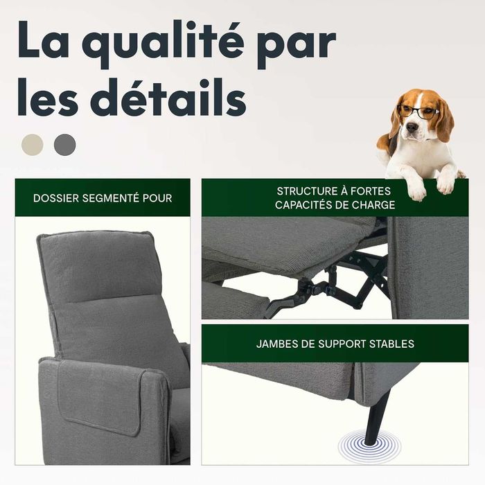 Nowy fotel wypoczynkowy / sofa regulowana / krzesło rozkładane !K418!