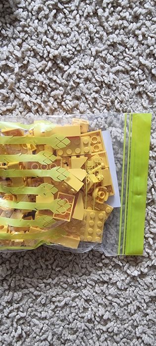 LEGO żółte mix klocki