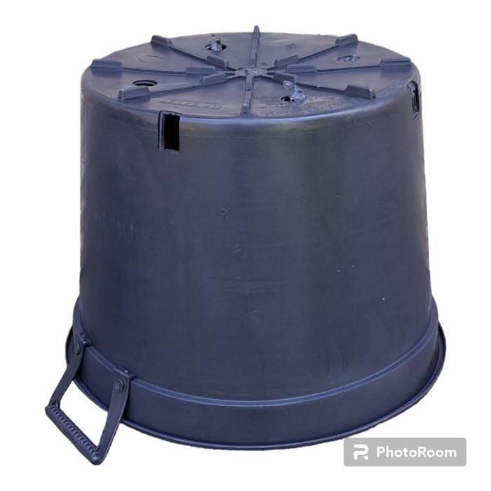 Doniczki produkcyjne 27 L z uchwytami zanitowanymi na stałe 40cm