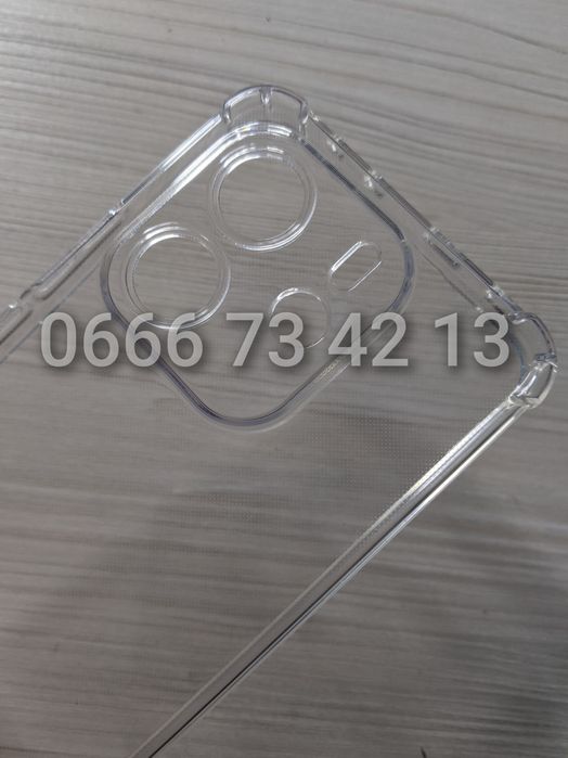 Чехол на Xiaomi Redmi Note 14 4G прозрачный противоударный чохол