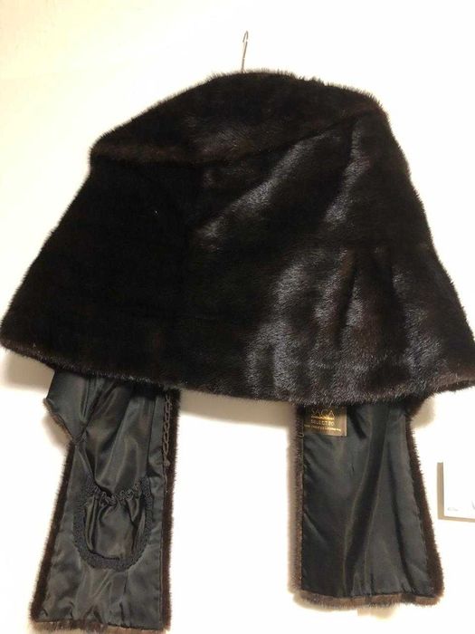 Норковая накидка(Пончо)