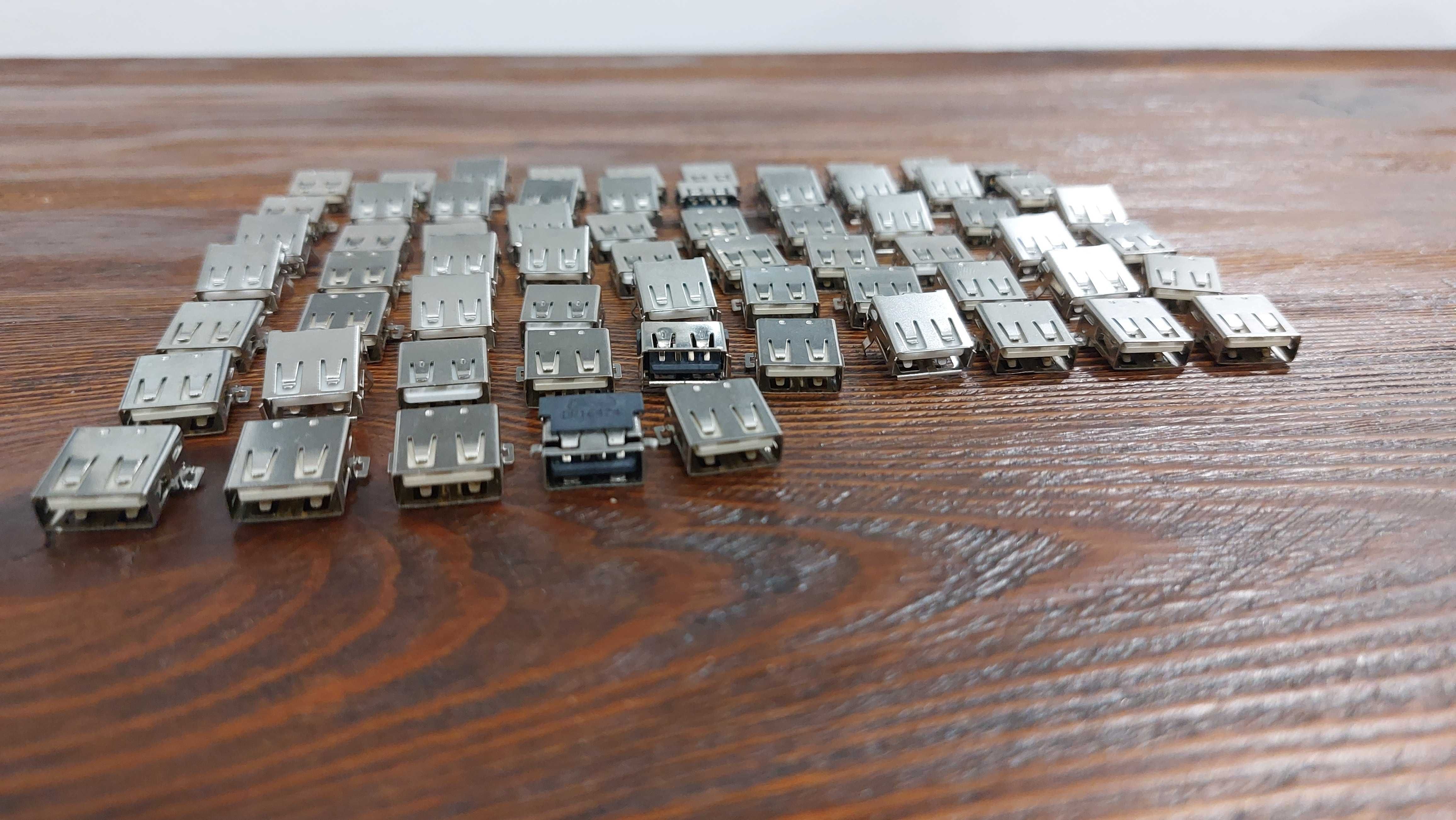 Różne Gniazda USB 2.0 typ A 65 sztuk