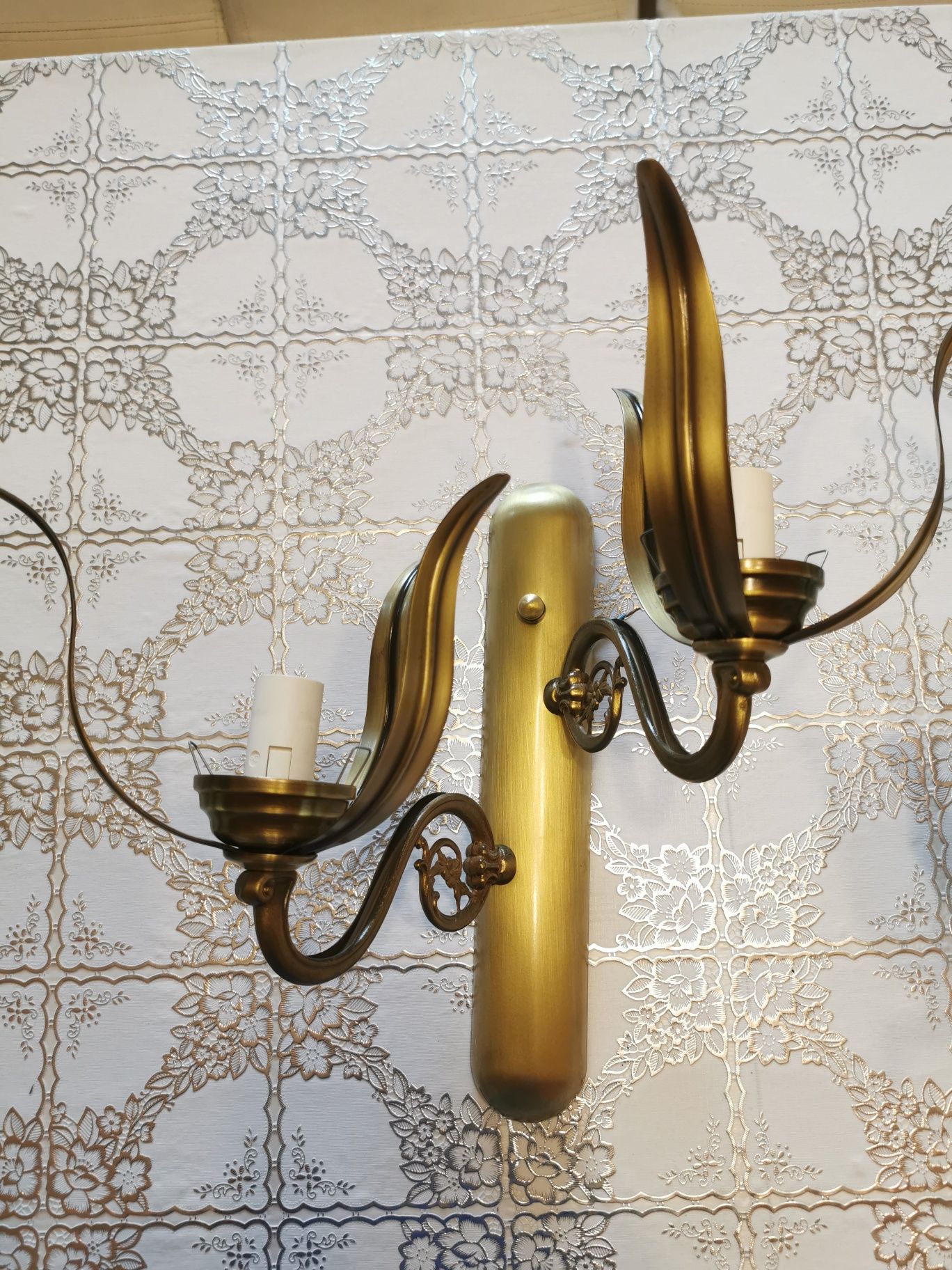 Lampa wisząca stylowa patyna