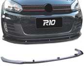SPOILER LIP FRONTAL VOLKSWAGEN VW GOLF 6 GTI 09-13 PRETO BRILHANTE