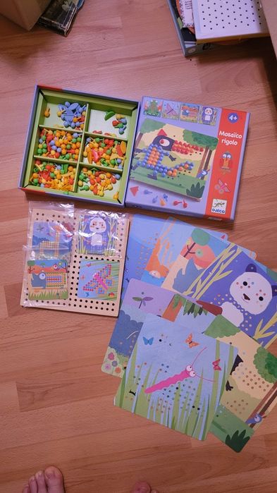 Мозаїка класична , мозаїка Djeco Сова, Rigolo