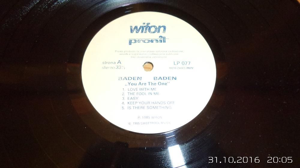 Baden baden you are the one winyl