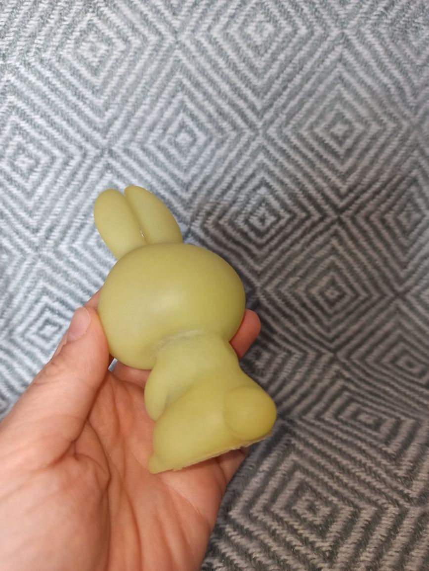 Stara gumowa zabawka zajączek króliczek zając królik gm