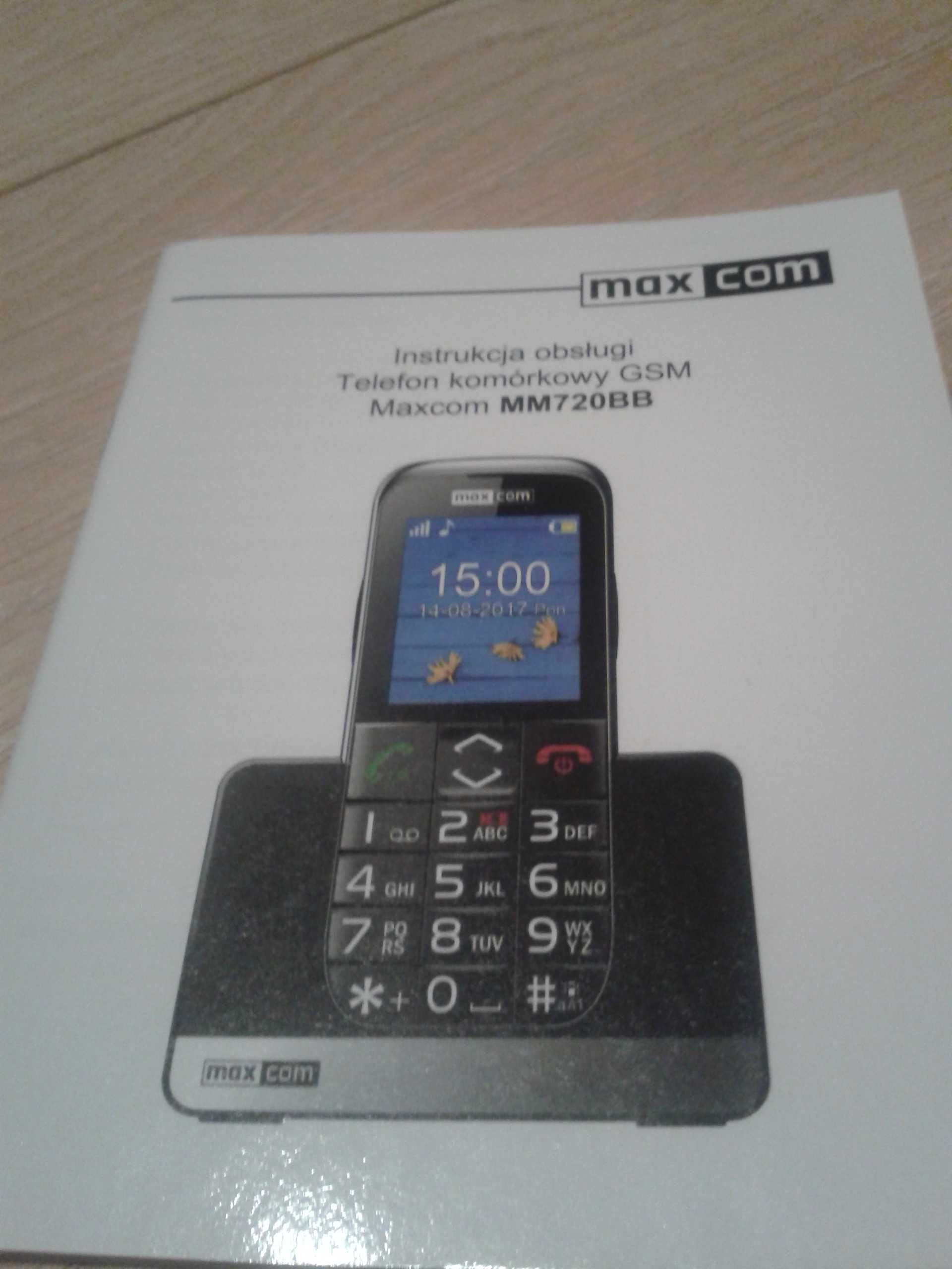 MAXCOM MM720  telefon idealny dla seniora