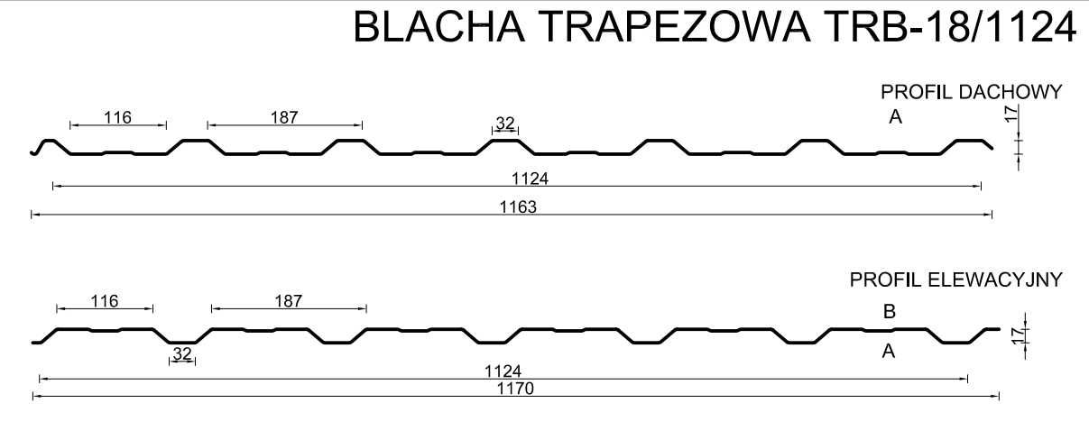 blacha trapezowa Budmat TRB-18/1124