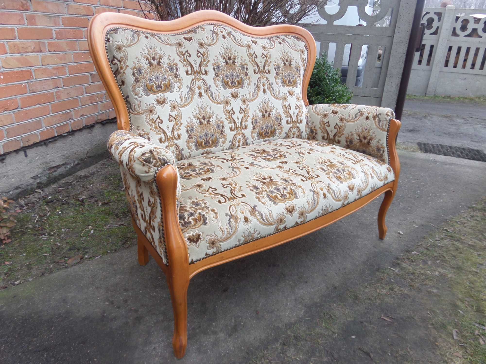 śliczna  stylowa ludwikowska sofa stan bdb wysyłka dowóz