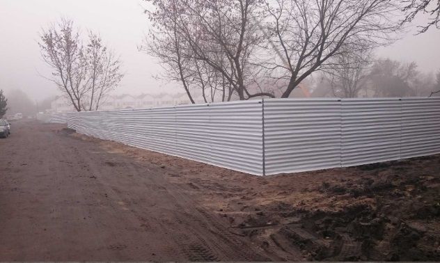 Ogrodzenie działki PEŁNE TRAPEZ budowlane tymczasowe PŁOT PANEL SIATKA