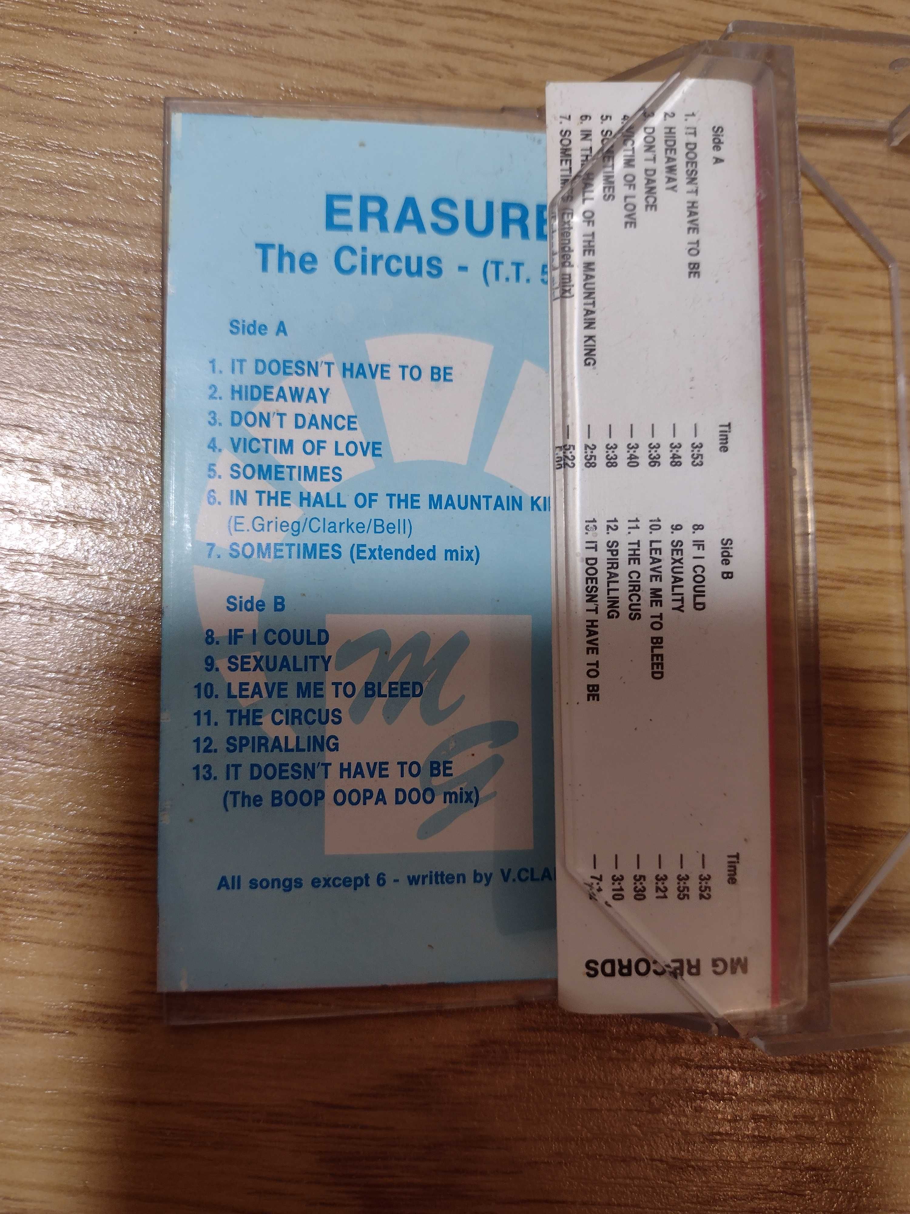 Kaseta Erasure The Circus