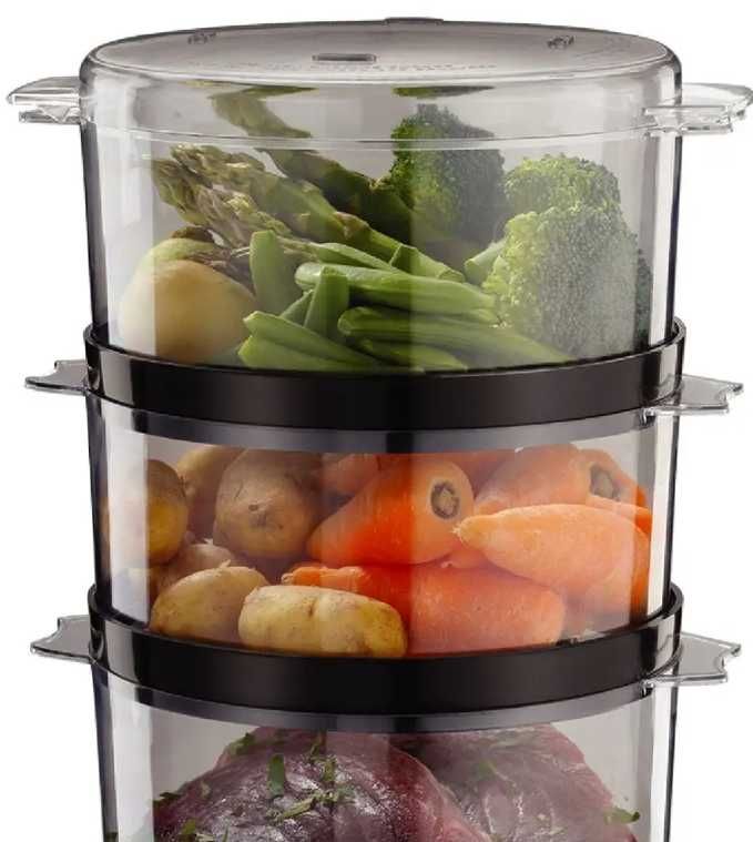 Parowar Russell Hobbs 7L czarny 400W (OPIS)