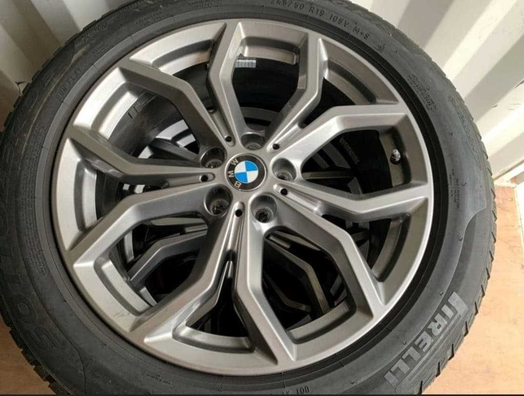 Oryginalne koła zimowe 19 BMW X3 G01 X4 G02 opony zimowe 245/50 R19