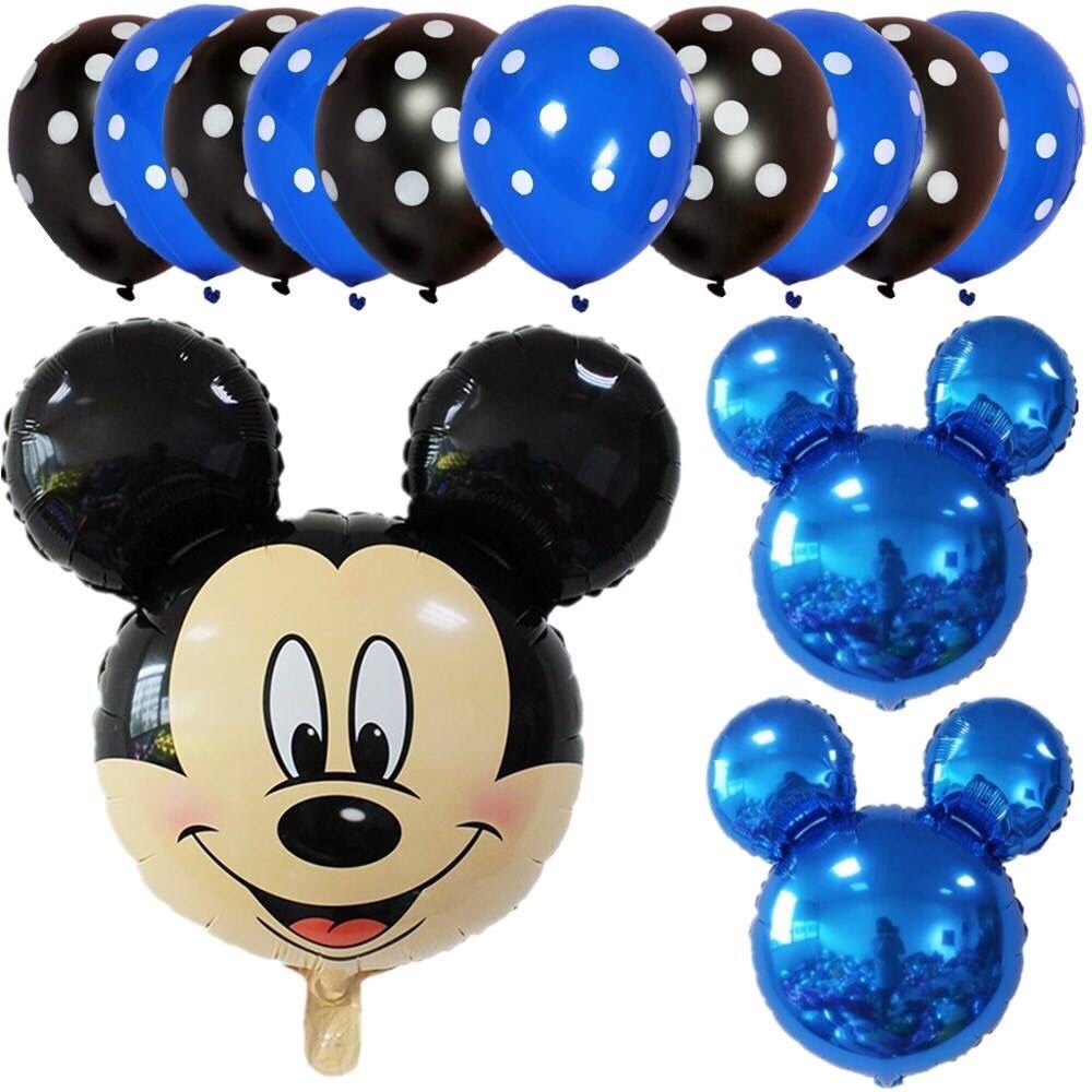 Decoração Festa - Conjunto Balões Mickey e Minnie e para bébé