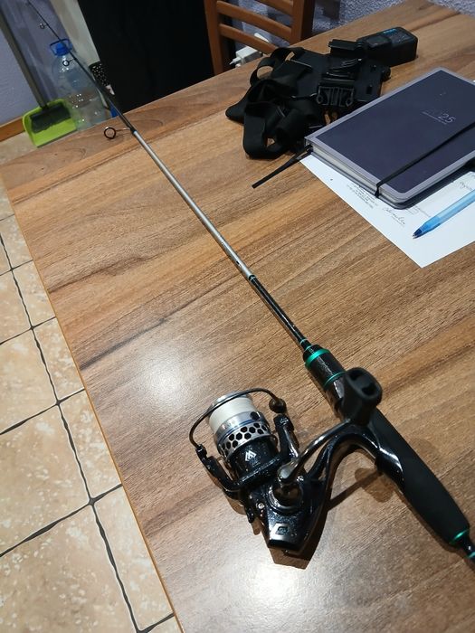 Wędka ma białoryb spinning Mistrall nautillo 1.5g 172cm z kołowrotkiem