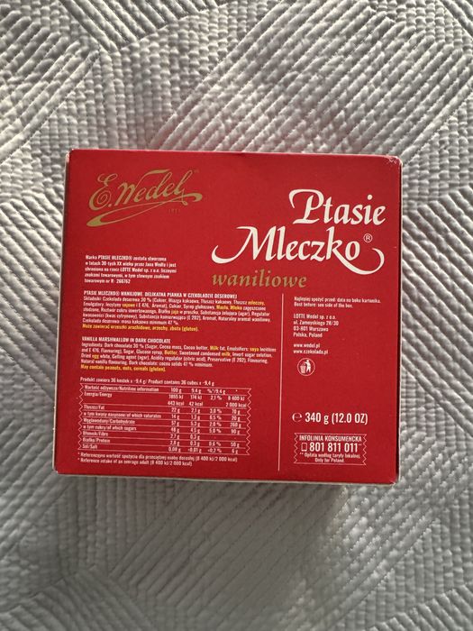 ptasie mleczko waniliowe edycja limitowana na 170 rocznicę