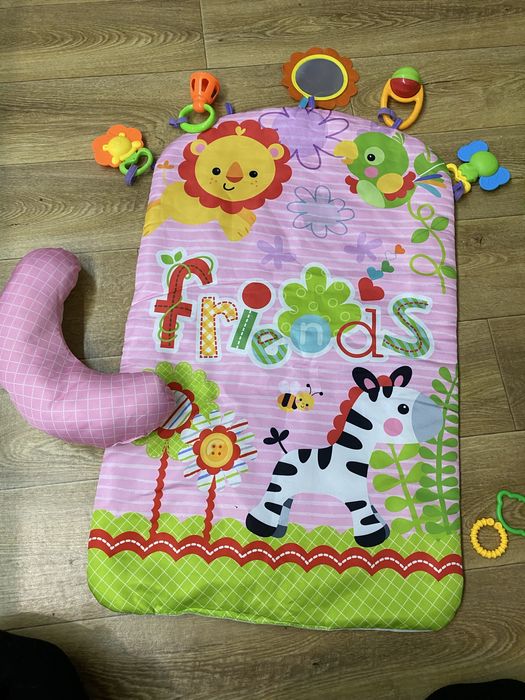 Килимок розвиваючий 0+ з подушкою