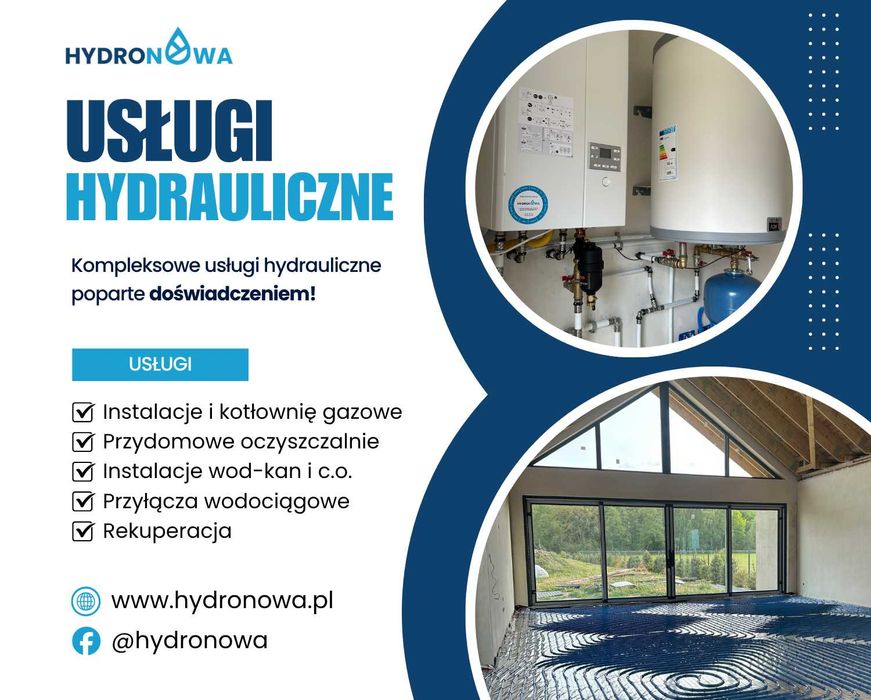 Usługi hydrauliczne | Kotłownie gazowe | Przyłącza gazowe | instalacje