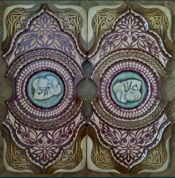 Нарды резные ручной работы