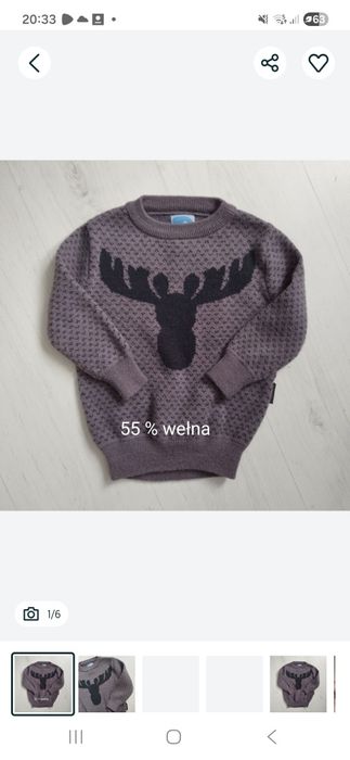 Sweter wełniany Stormberg