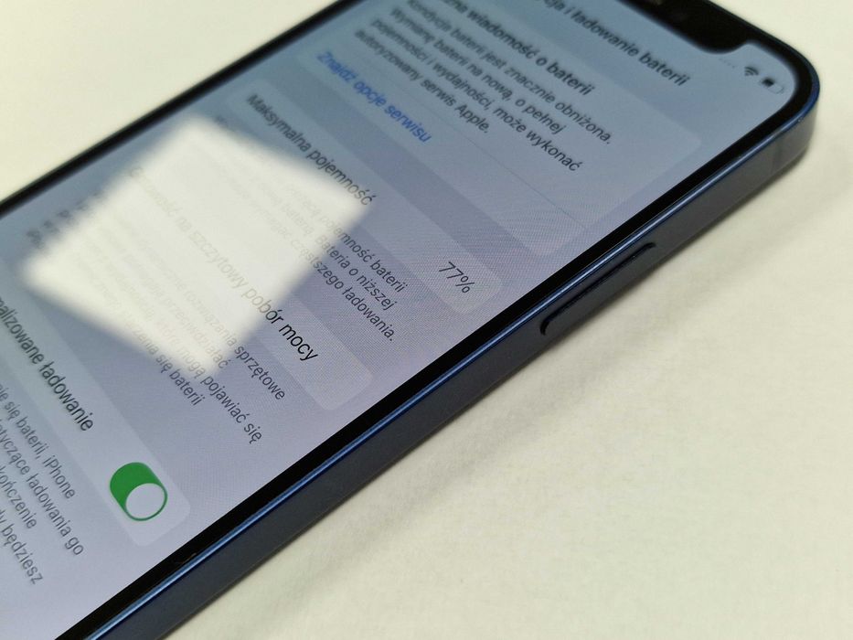 Iphone 12 Mini 64GB/ Blue/ Bat 77%/ Grade A-/ Gwarancja + ładowarka