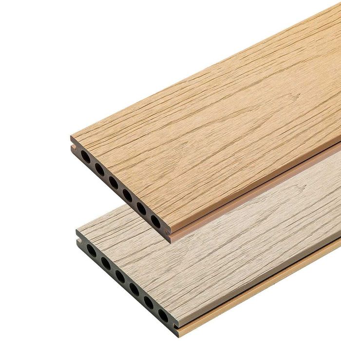 DESKA TARASOWA Premium Liderwood |  PRÓBKA | Ecru / Dąb Jasny