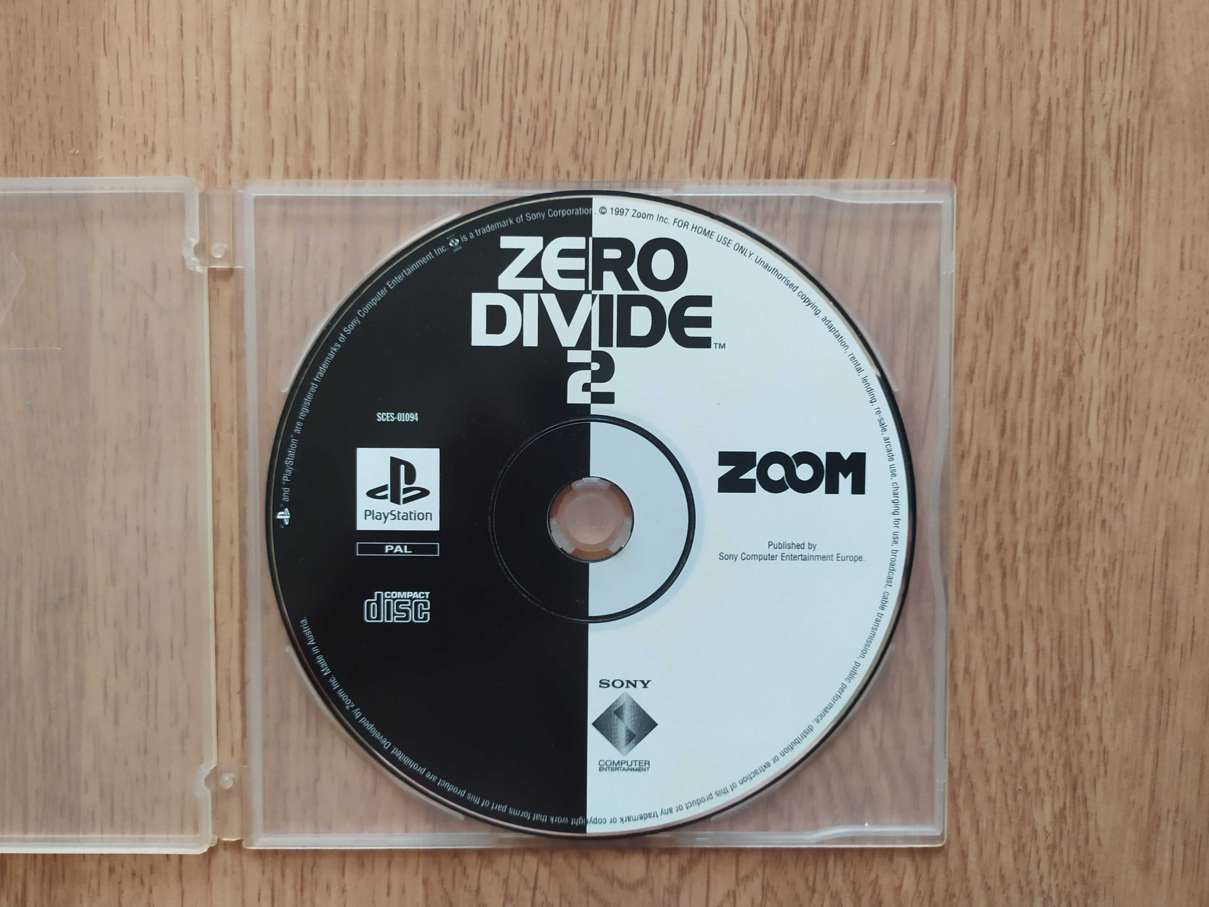 Zero Divide 2 PS1 gra jak Tekken Unikat stan prawie idealny.