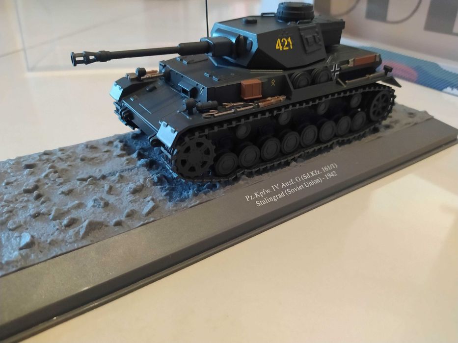 Czołg Niemiecki II wojna Panzerkampfwagen IV 1:43