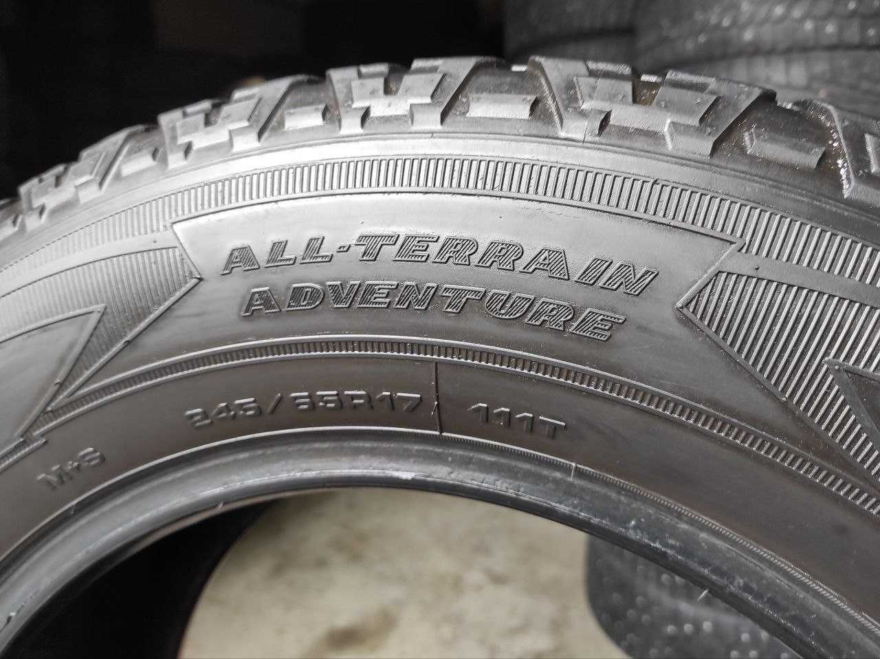 GoodYear Wrangler 245/65r17 111T XL 2шт 17год 4,5-5мм, M+S из Германии