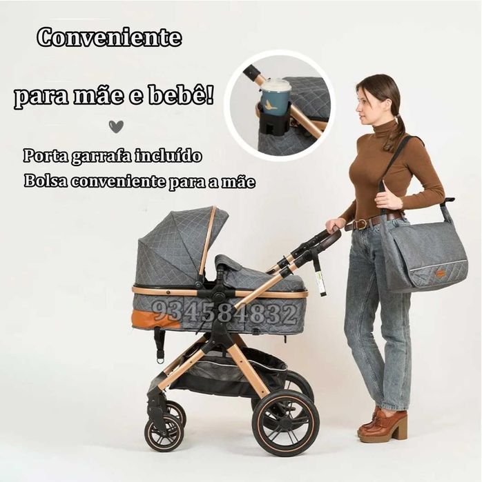 * CARRINHO DE BEBÉ TRIO * 3 em 1 * NOVOS * Oportunidade + Ofertas *