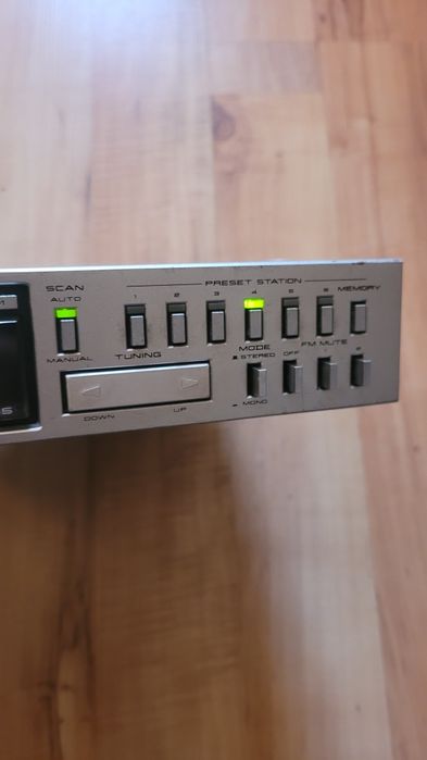 Tuner akai UC S5 i technics ST-Z200 radio prl wieża segment