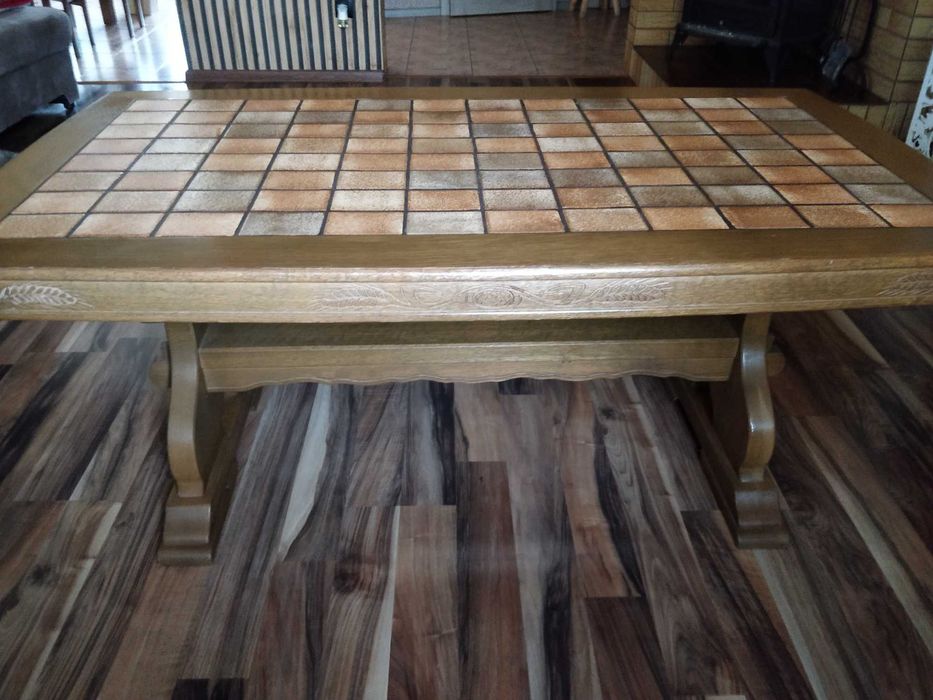 Ława dębowa -solidna