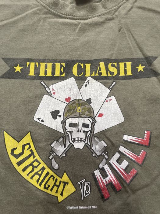 Vintage koszulka zespołu The Clash Straight to hell 2003 metal rock