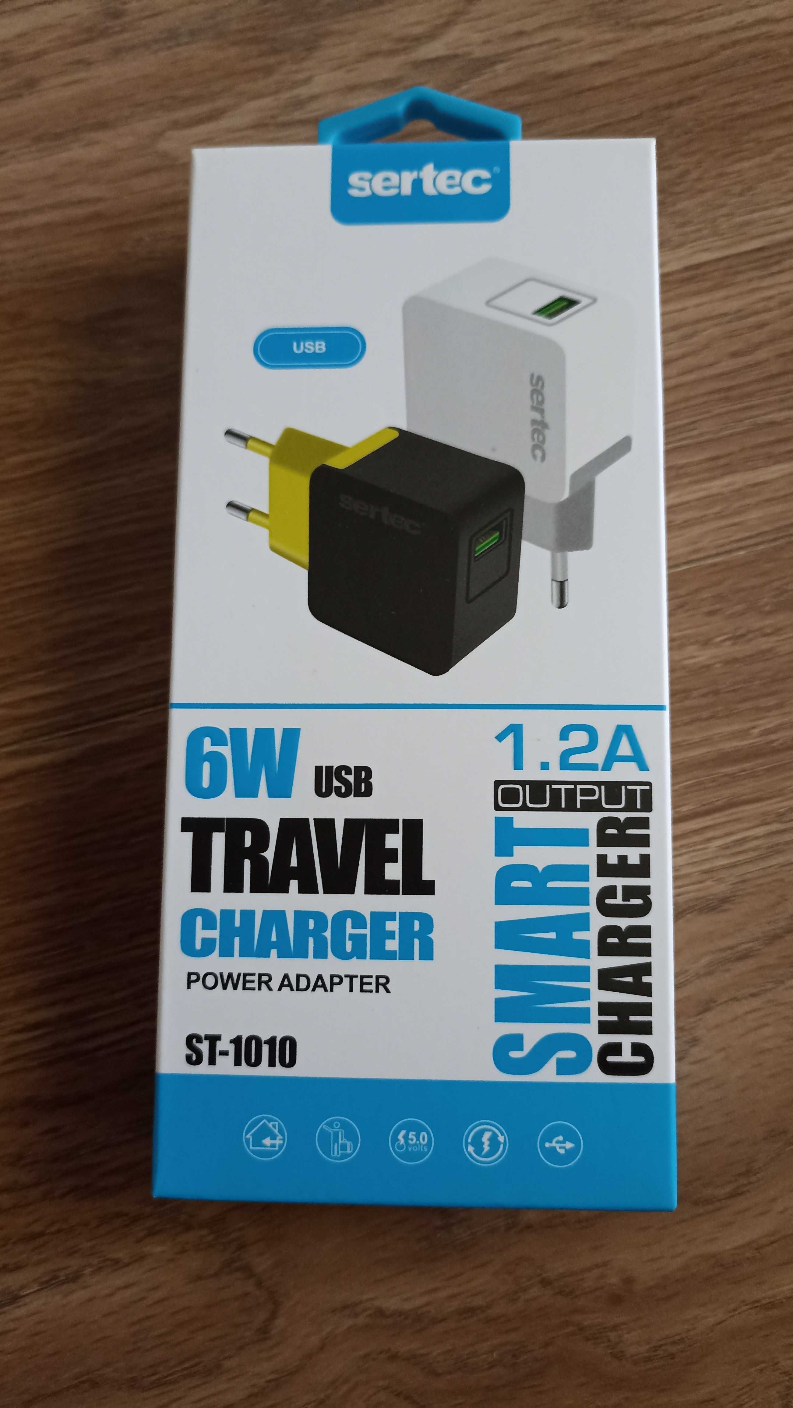 Адаптер живлення Sertec ST-1010 (6W, 1.2A, 1 USB)