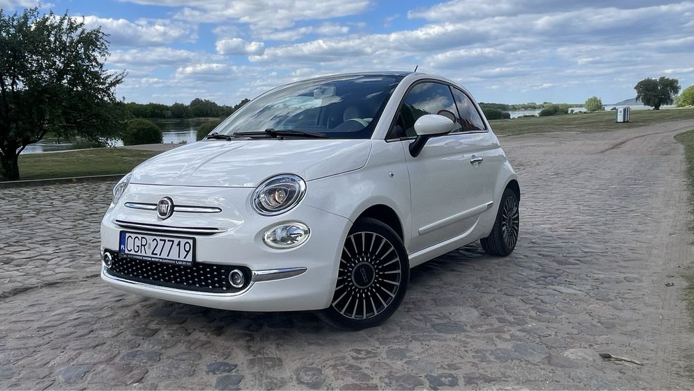 Fiat 500 1.2 Benzyna Zarejestrowany Szklany DachZamiana Gwarancja Raty