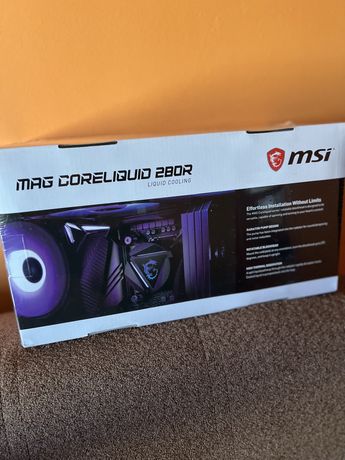 Chłodzenie MSI MAG Core Liquid 280R 2x140mm (gwarancja do kwietnia)