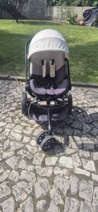 Carrinho de Quinny Moodd, cinza retrabalhado